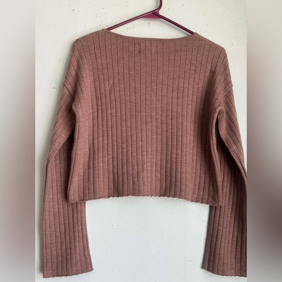 Frank & Oak Brown Ribbed Top - Picture 2 of 4